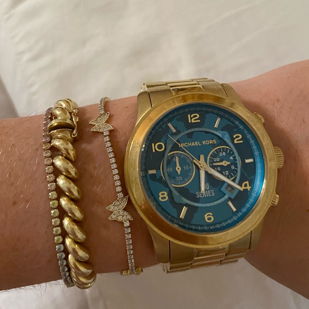 Michael Kors Hunger Stop Turquoise Watch